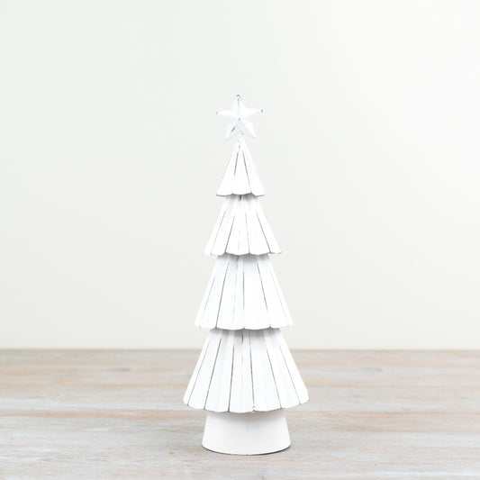 White Metal Tree Decoration