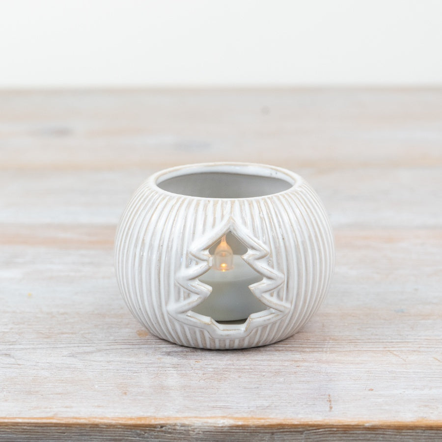 Ceramic Tree Candle Holder