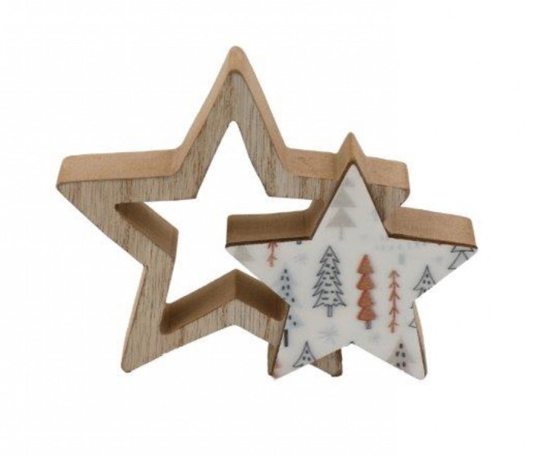 Wooden Star Decoration