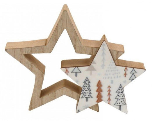 Wooden Star Decoration