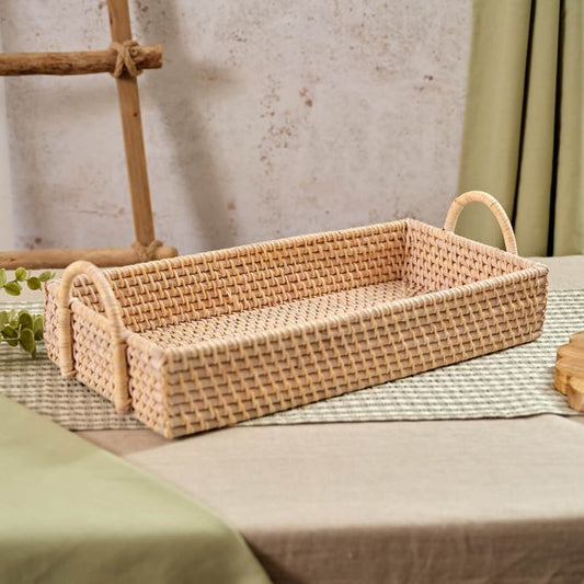 Rattan Rectangle Tray