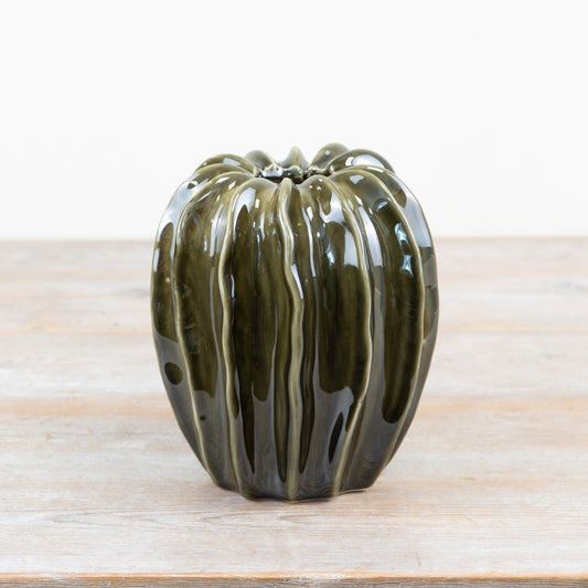 Emerald Green Pod Vase Medium