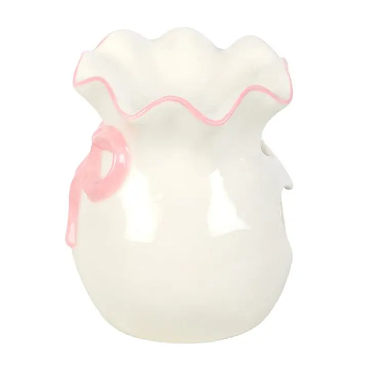 White & Pink Bow Wax Warmer