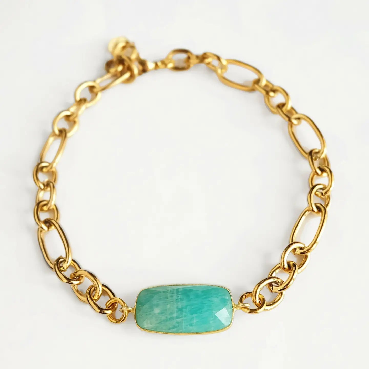 Amazonite Chain Bracelet