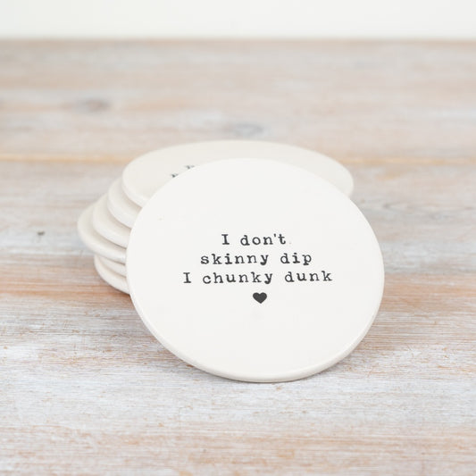 Chunky Dunk Porcelain Coaster