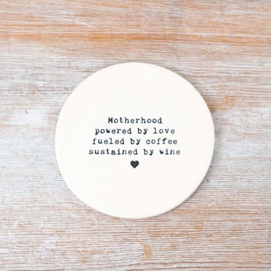 Motherhood Porcelain Coaster