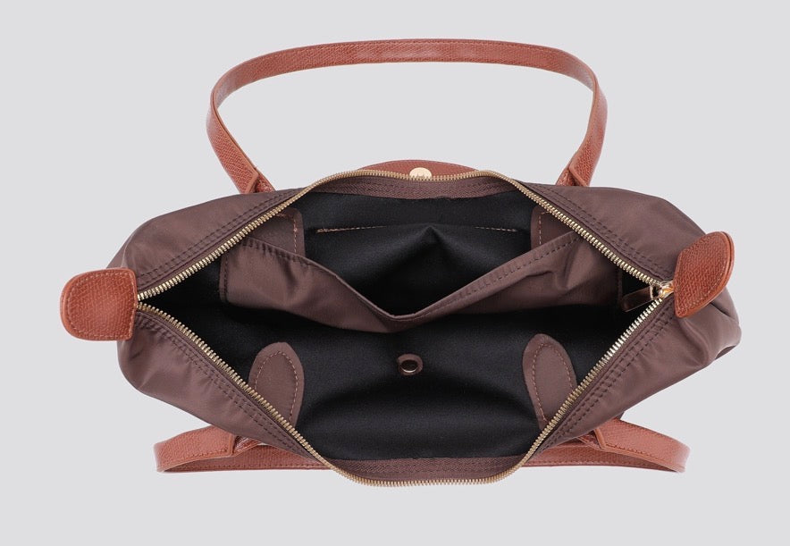 Fabric Tote Bag Brown
