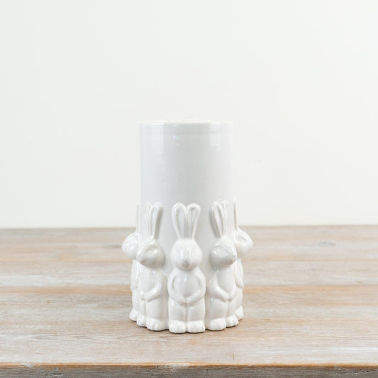 Spring Rabbit Vase