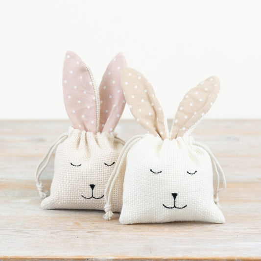 Hessian Bunny Bag