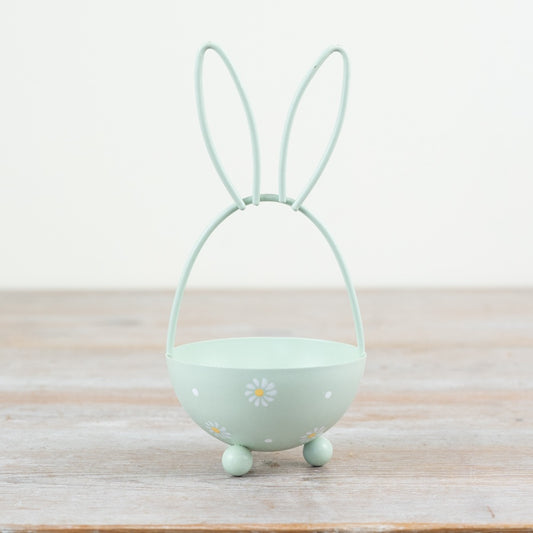 Green Bunny Basket