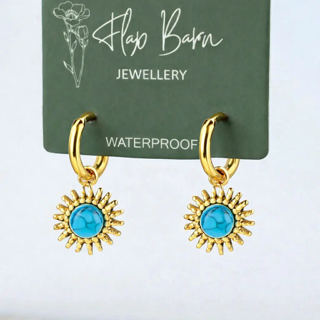 Blue Sunburst Huggies