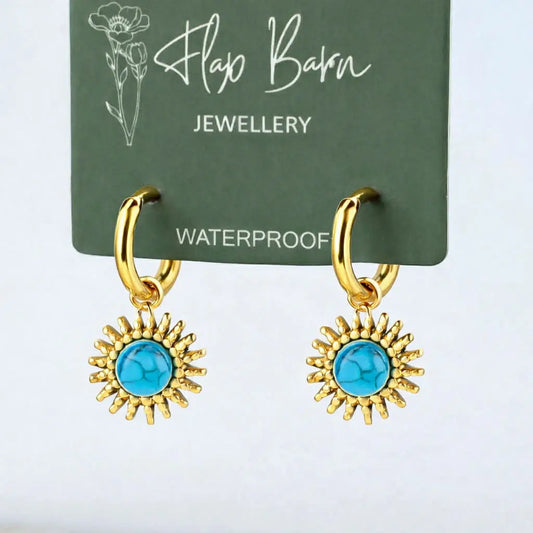 Blue Sunburst Huggies