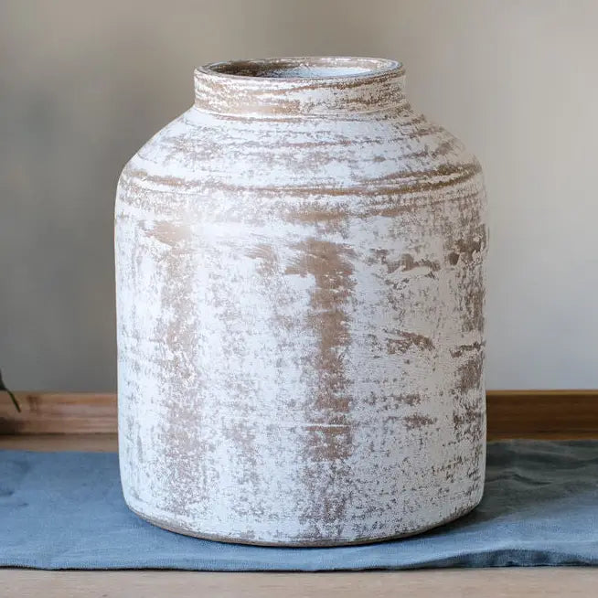 Distressed Terracotta Vase