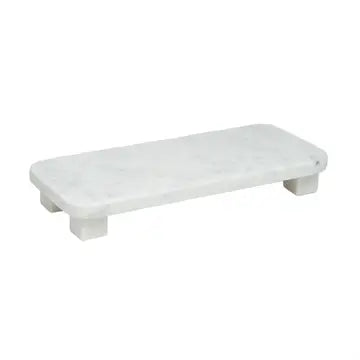 Marble Footed Tray