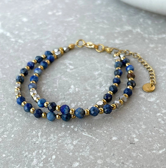 Double Layered Beaded Bracelet
