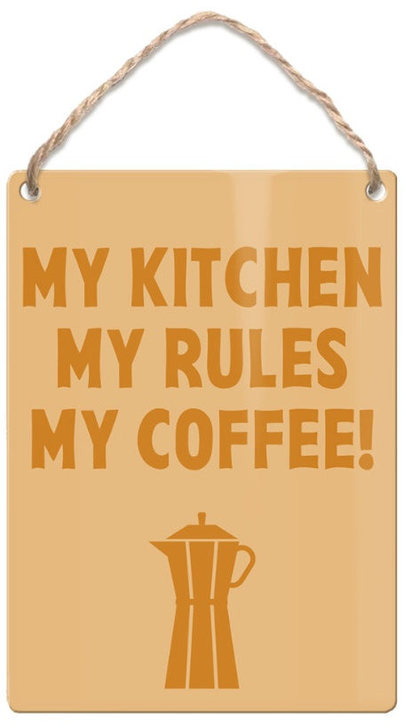 Coffee Mini Metal Sign