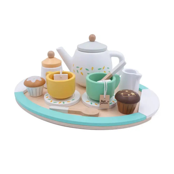 Wooden Afternoon Tea Set