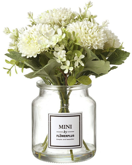 White Flower Vase