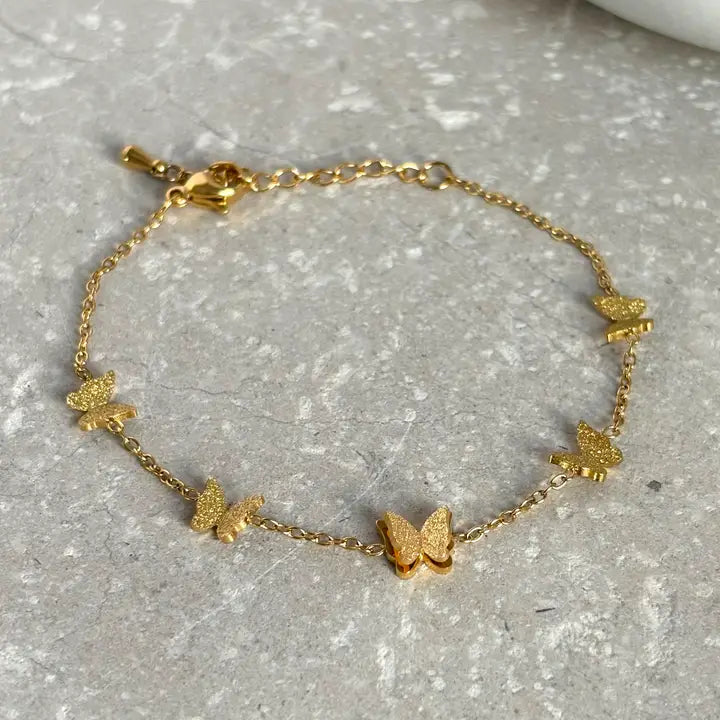 Glimmer Butterfly Bracelet