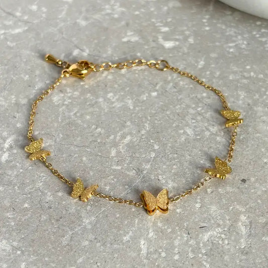 Glimmer Butterfly Bracelet