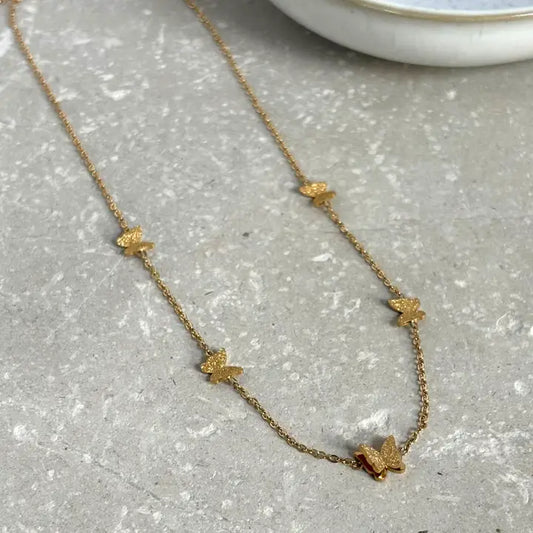 Glimmer Butterfly Necklace