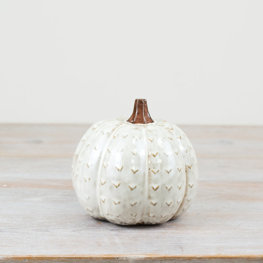 Patterned Pumpkin Decoration