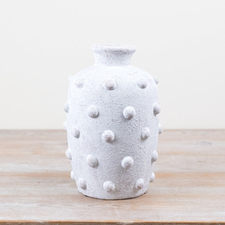 White Bobble Vase