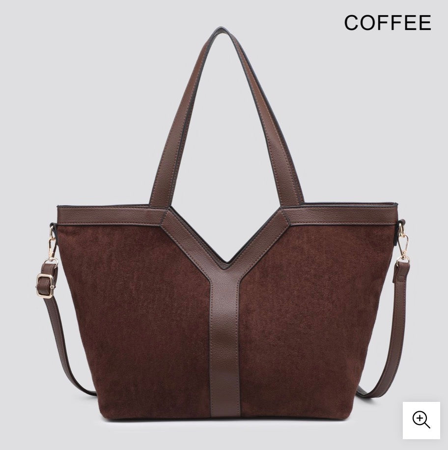 Y Suede Bag