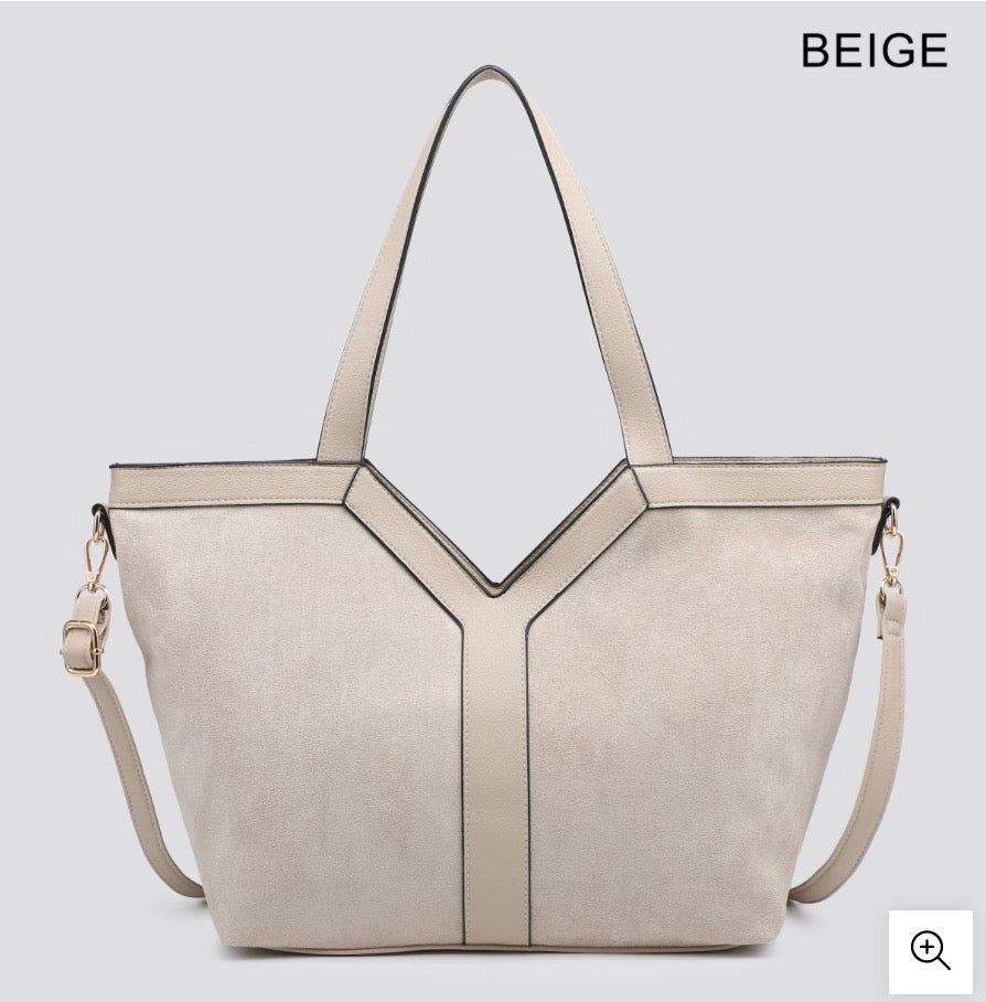 Y Suede Bag
