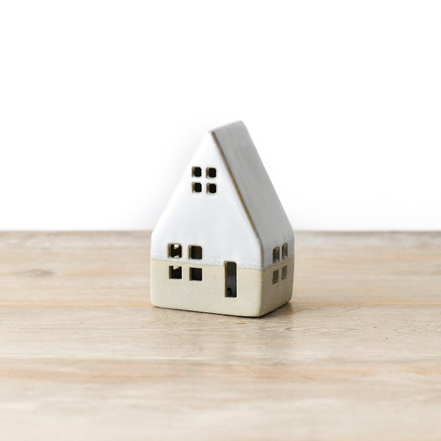 White Ceramic House
