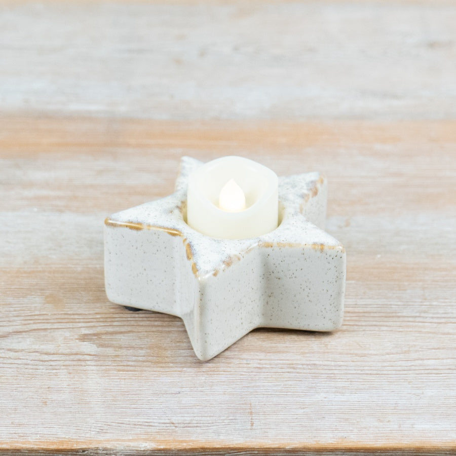 Ceramic Star Tea Light Holders
