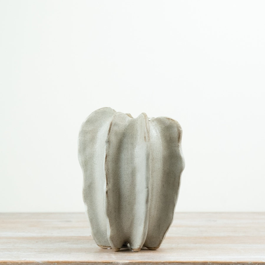 Sculptural Stoneware Vase