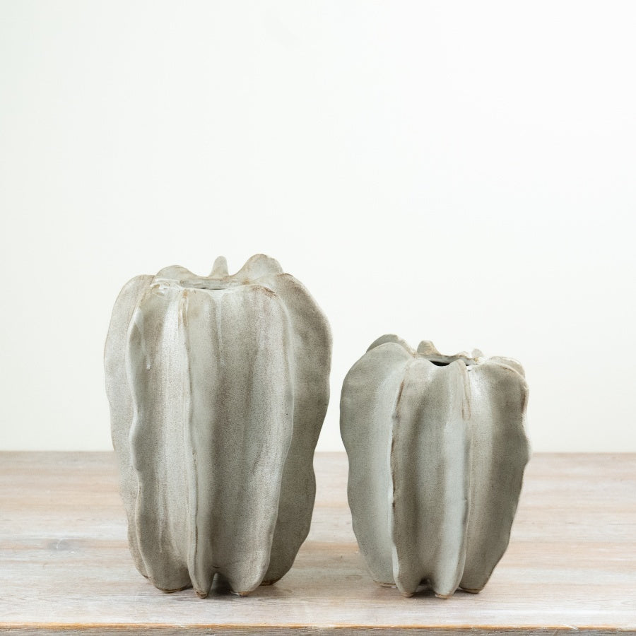 Sculptural Stoneware Vase