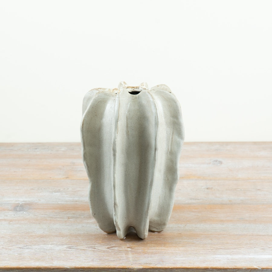 Sculptural Stoneware Vase