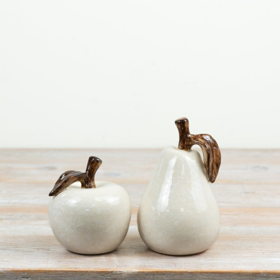 Ceramic Glazed Apple & Pear