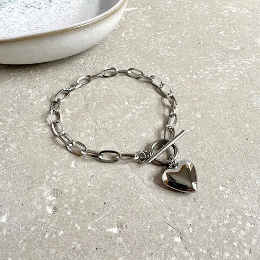 Heart Bracelet Silver