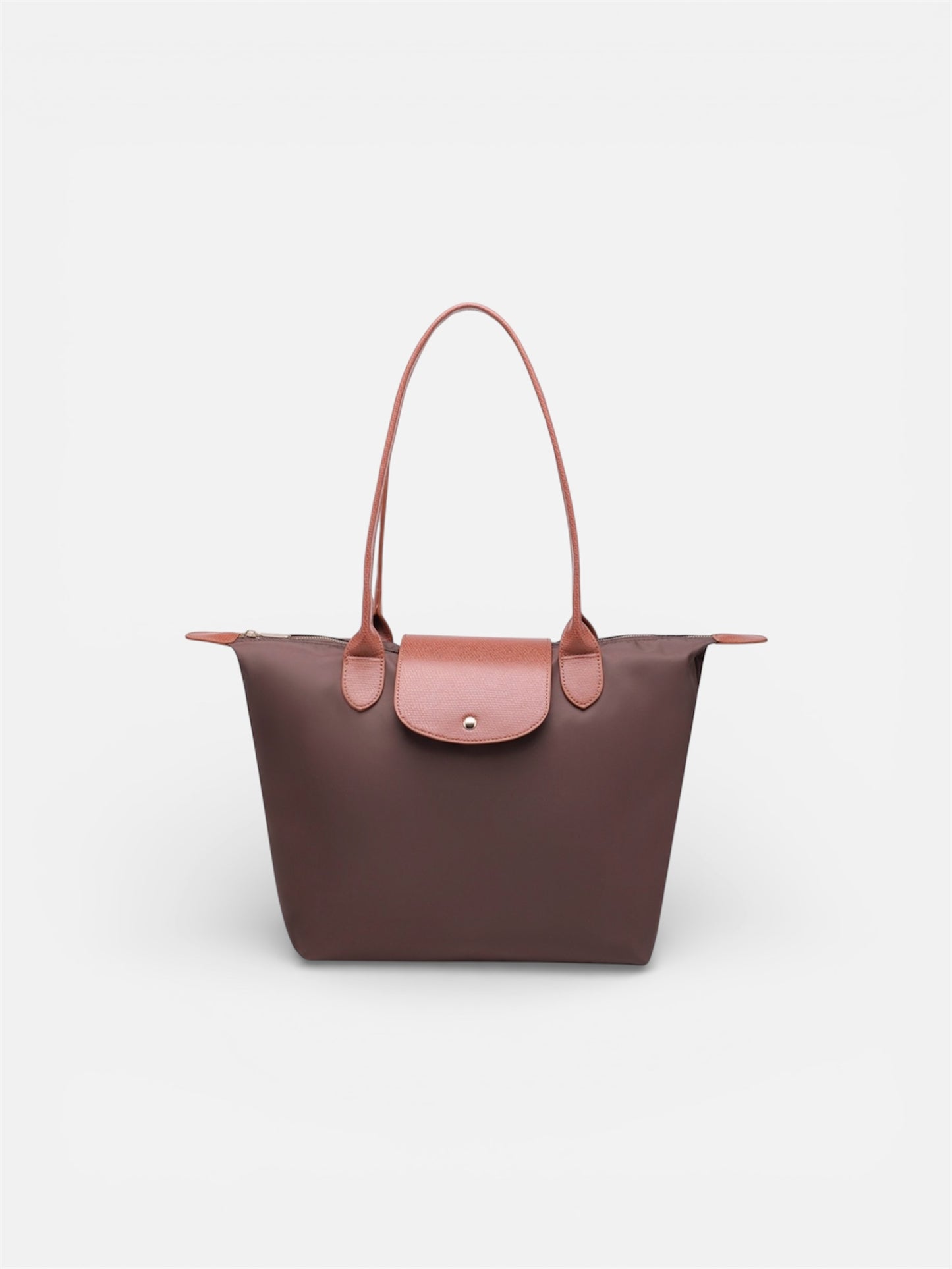 Fabric Tote Bag Brown
